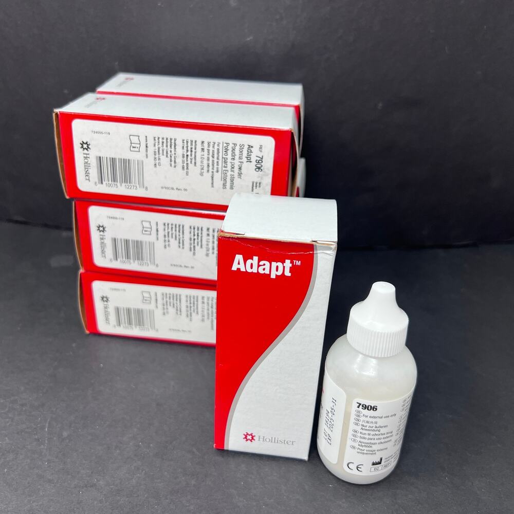 Hollister Adapt Stoma Powder 7906 LOT of 7 New‎ 1.0 oz Bottle Exp 2025